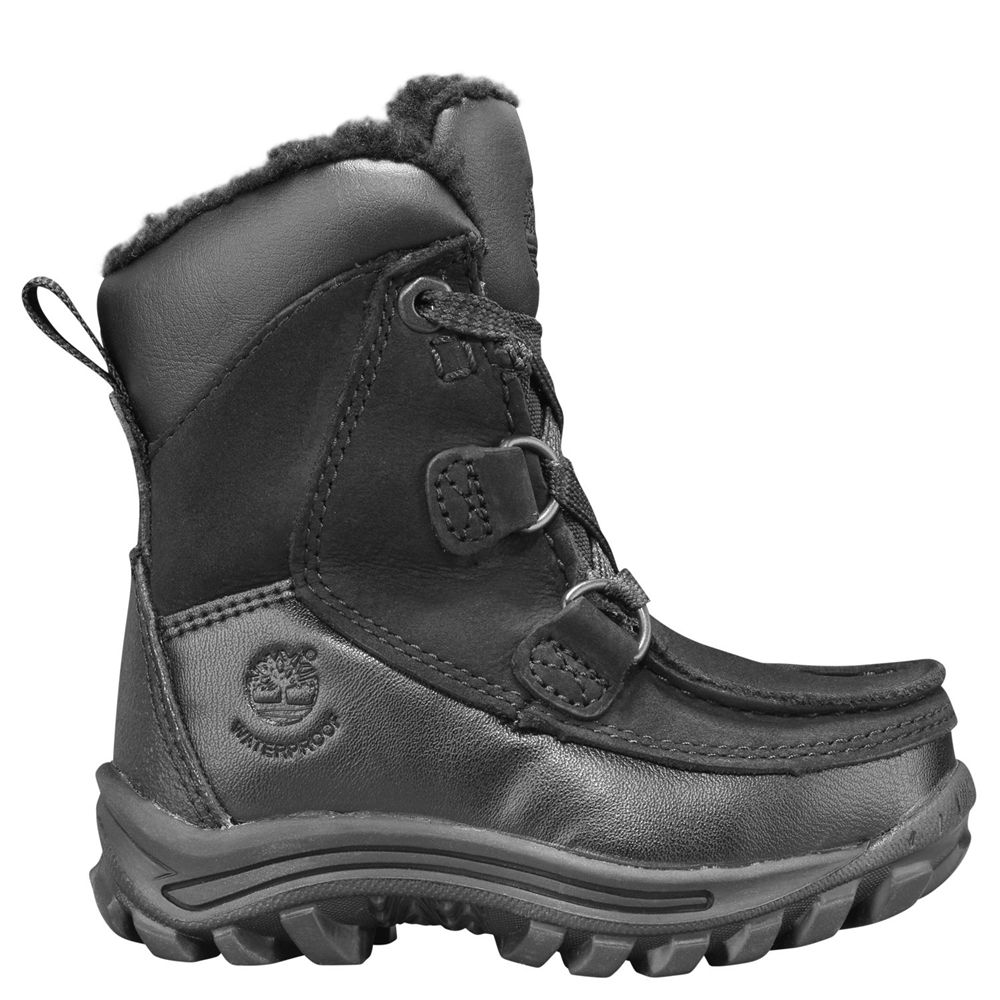Botas de Nieve Timberland Niños Toddler Chillberg Waterproof Negras - Chile HWZ-380745
